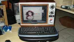 1983 Hitachi TV PC modification