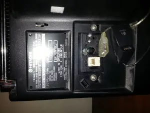 1983 Hitachi TV PC modification