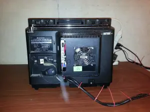 1983 Hitachi TV PC modification
