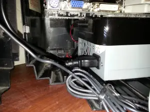 1983 Hitachi TV PC modification