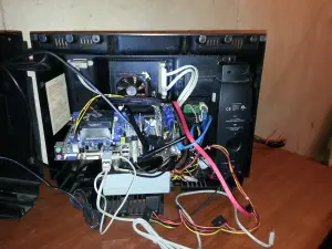 1983 Hitachi TV PC modification