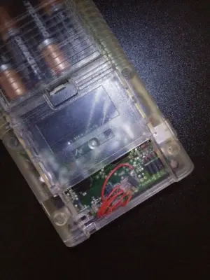 Gameboy DMG-01 bivert backlight installation