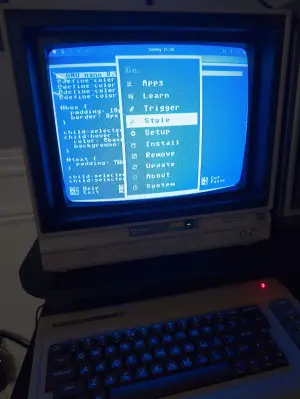 Everyday computing with Omarchy on the C64x