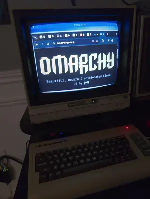 Everyday computing with Omarchy on the C64x