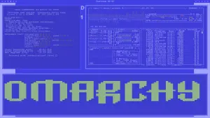 A visual sampling of the omarchy-c64-theme