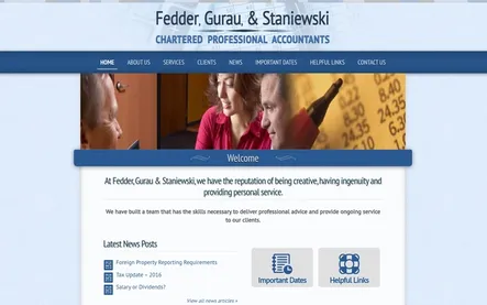 FGS Accountants Website Screenshot